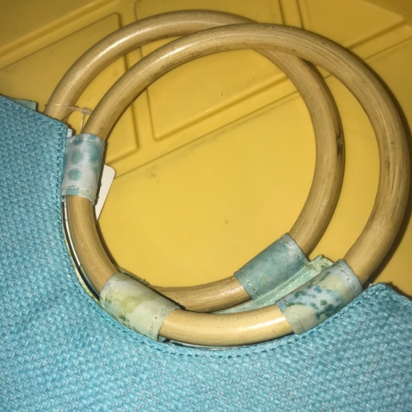 NWT Neiman Marcus straw tote - Picture 3 of 10